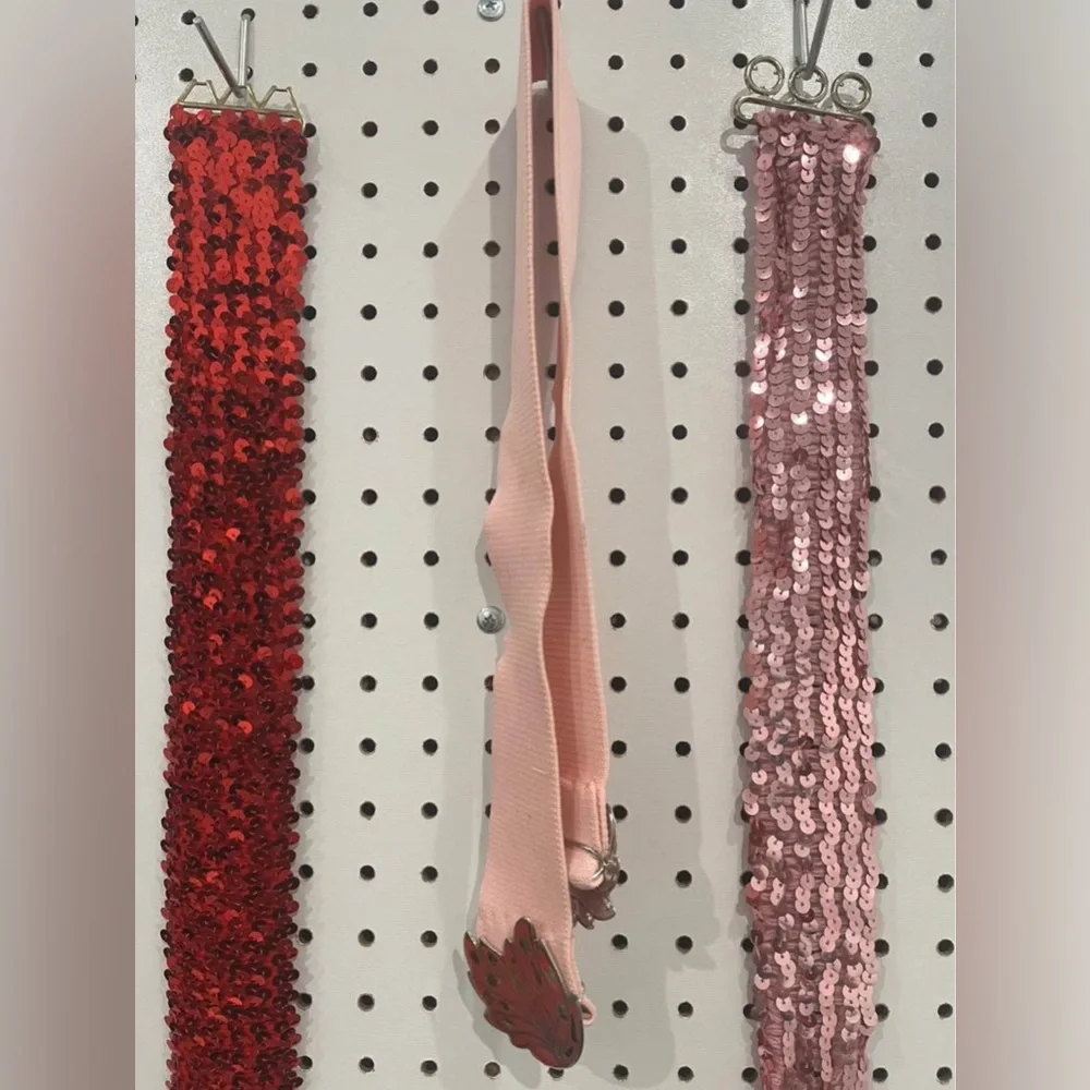 Lot‎ of Various Sequin Waist Belts. Please read description!